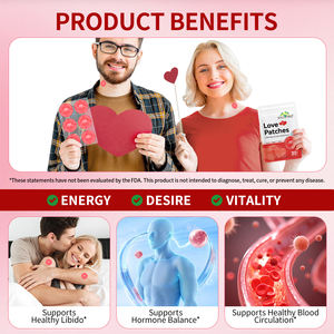 SOLOTREE 도매 마카 경피 패치 리비도 건강 지원 남성 여성을위한 호르몬 균형 사랑 패치 - Product Image 3