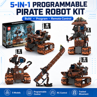 Juguete Educativo de Bloques de Construcción de Robots a Control Remoto para Distribuidores Escolares, Ensamblaje Multimodelo, Empaque Personalizado