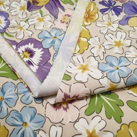 Telas de Nylon Spandex Elásticas en 4 Direcciones, 225gsm, 40D, con Diseño Floral Impreso Digitalmente, Resistentes al Cloro, para Trajes de Baño Femeninos