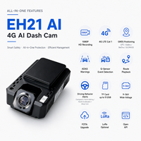 Cámara para Vehículo 4G GPS con Rastreador GSM 2G GNSS, Alerta de Conductor ADAS, Video Digital WDR, Carga Automática y Sistema de Monitoreo Remoto en la Nube
