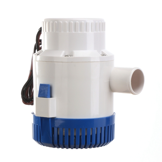 STARFLO 3500GPH Portable Electric Manual Bilge Pump DC Motor 12V DC Submersible for Boat Use