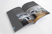 Service d'impression de catalogues personnalisés, reliure à cheval, impression offset CMYK écologique, solution d'impression de brochures de haute qualité