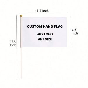 Drapeau de poche en polyester 100D durable et écologique, personnalisable avec logo imprimé par sublimation, style fanion, idéal pour l'intérieur - Vente en gros - Product Image 6
