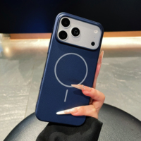 Coque de téléphone magnétique antichoc en peinture métallique pour iPhone 18 17 16 15 14 13 12 11 Pro Max – Design élégant et résistant aux chutes