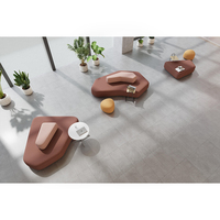 Ensemble de canapés de bureau modulaires modernes en tissu, assortis en couleur, pour hôtel, bureau, hôpital