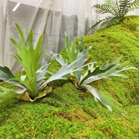 Décoration intérieure Art mural en mousse gazon artificiel Panneaux de plantes artificielles Mur d'herbe mousse 3D pour la décoration