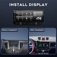 Reproductor de Radio Estéreo para Auto con Pantalla Táctil de 12.3 Pulgadas, Android 14, CPU Qualcomm de 8 Núcleos, Carplay, para Porsche Macan 2014-2018