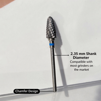 Embout de perceuse à ongles sans chauffage pour le retrait du vernis gel, embout de remplacement pour machine à ongles, usage en salon