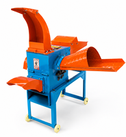 Nouvelle machine à hacher le foin avec roues en acier inoxydable 304, haute productivité, broyeur de paille sèche et humide pour le bétail