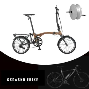 Vélo électrique pliable 16x1.95 pouces pour adultes, 48V, 8ah/12, 5ah, 400W, jardin chinois, livraison gratuite par la chine - Product Image 1