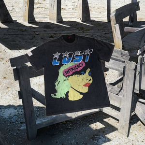 เสื้อยืดแขนสั้นผ้าฝ้ายแท้คุณภาพสูงพิมพ์ลายดิจิตอลสไตล์วินเทจลาย Lost Intricacy แบบลำลอง - Product Image 3