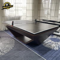 WANYAJU Table de billard multi-jeux, air hockey, poker et snooker pour la maison, moderne, de luxe, personnalisé, 8 pieds et 7 pieds