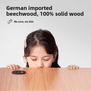 โต๊ะเรียนเด็ก <span class=keywords><strong>Igrow</strong></span> โต๊ะอ่านหนังสือปรับระดับได้ด้วยไฟฟ้า ชุดโต๊ะเก้าอี้ไม้เนื้อแข็งสำหรับนักเรียนชั้นประถมศึกษาที่บ้าน - Product Image 2