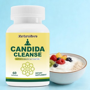 ส่งออกข้ามพรมแดน แคปซูลแคนดิดา คลีนส์ ผลิตภัณฑ์เสริมอาหาร 60 เม็ด ขายตรงจากโรงงาน รองรับ OEM - Product Image 4