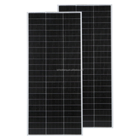 Panneau solaire monocristallin de qualité supérieure avec verre trempé anti-reflet, haute efficacité, étanche et résistant à la neige, adapté à la maison