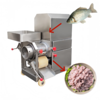 Machine de processus de viande de poisson Machine automatique de retrait d'os de poisson Broyeur d'os de poisson congelé