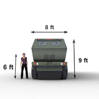 Réplique de camion gonflable géant, modèle de véhicule gonflable personnalisé à l'échelle 1:1 pour l'entraînement en plein air