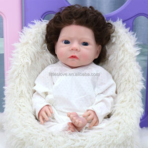 دمية طفل مولود من جديد مصنوعة يدويًا على شكل دمية واقعي وحديثي الولادة من السيليكون مقاس 18 بوصة - Product Image 2