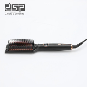 Peigne lisseur Dsp avec réglages de chaleur ajustables pour un usage domestique, lissage et coiffage - Product Image 4
