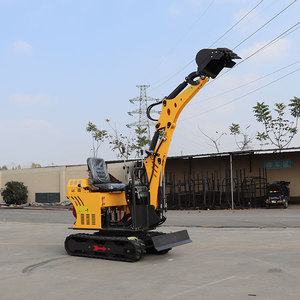 Mini-excavatrice sur chenilles Koop, moteur diesel, 800 kg, haute efficacité, équipement de construction avec pompe, boîte de vitesses et PLC - Product Image 4
