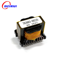 Transformateur Flyback Vertical BAIRUI EE33 763003-00235, Isolation Marron, Noyau en Ferrite, Certifié RoHS CE ISO9001, -40~125°C
