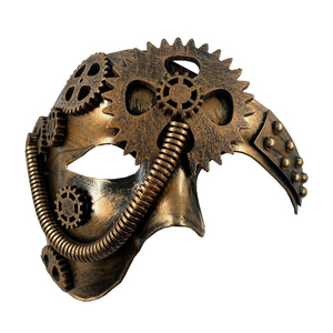 Máscaras de Fiesta de un Solo Ojo, Máscaras de Baile de Máscaras, Máscaras de Halloween, Carnaval, Steam <span class=keywords><strong>Cyberpunk</strong></span> - Product Image 1