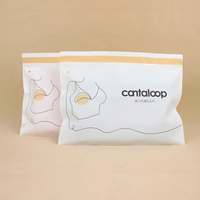 Sacs d'emballage en plastique mat givré écologiques UniOne personnalisés avec fermeture éclair pour T-shirts, maillots de bain, vêtements, avec logo