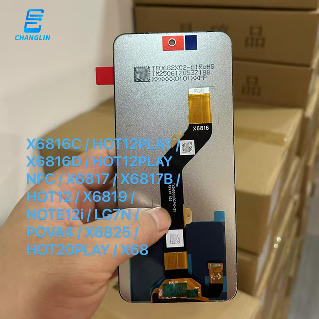 Wholesale Mobile Phone LCDs for Infinix Hot 12 20 12 Play 30 Play Tecno Note 12i Pova 4 Neo 2 3 X6816C Lcd Replacement Digitizer