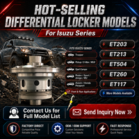 Bloqueo Electrónico Profesional ET203 para D-Max Trooper Rodeo, Eje Delantero de 17 Estrías, Kit de Bloqueo Electrónico de Diferencial 4x4 para Isuzu