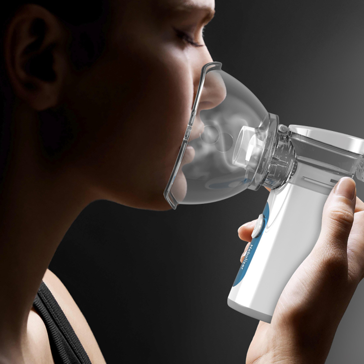 Equipo médico salud hogar mini inhalador portátil de malla nebulizador para medicamentos