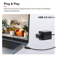 Kamera USB H65 720P CMOS 1MP Lensa CS Fokus Manual 6mm Kamera Mini UVC dengan SDK untuk Android/Linux/Raspberry Pi
