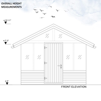 Serre de jardin écologique en cèdre avec structure en bois, facilement assemblable, cabane en bois pour intérieur/extérieur, bois traité sous pression