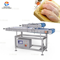 Petto di Pollo automatico Orizzontale Per Affettare Carne Macchina Affettatrice Salmone Pesce Macchina di Taglio