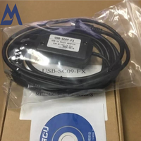 Barang baru asli produk USB-SC09-FX kabel PLC MELSEC USB ke RS422 adaptor satu tahun garansi pengiriman cepat
