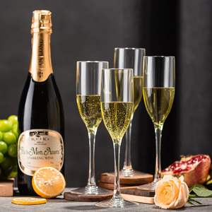 Copas <span class=keywords><strong>de</strong></span> Vino <span class=keywords><strong>de</strong></span> Plástico <span class=keywords><strong>Transparente</strong></span> Irrompibles, Flautas <span class=keywords><strong>de</strong></span> Champán Reutilizables, Copas <span class=keywords><strong>de</strong></span> Acrílico para Brindis, para Eventos y Decoración - Product Image 5