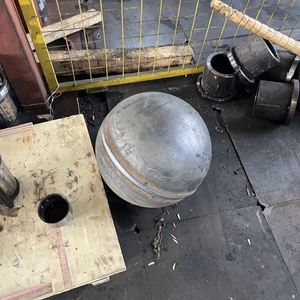 Vanne de décharge de réservoir en acier inoxydable pour machines de fonderie, fabrication de tôles, estampage et soudage, avec coude sphérique - Product Image 3