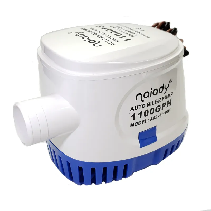 NAIADY Hydrule AUTOMATIC BILGE PUMP 12V 1100GPH Tauchboot mit eingebautem FLOAT SWITCH für Boote, Yachten