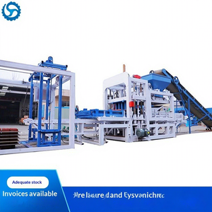 Ligne de production de briques creuses standard non cuites QTF4-18 avec moteur hydraulique automatique et boîte de vitesses intégrée - Product Image 1