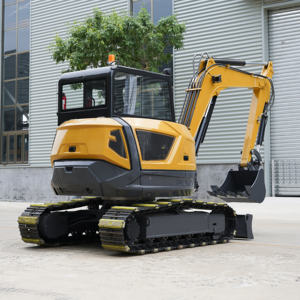 Frete Grátis Escavadeira 6.5 Ton Kubota Motor EPA Digger Farm Pequenas Escavadeiras Preços Mini Escavadeira De Esteira - Product Image 1