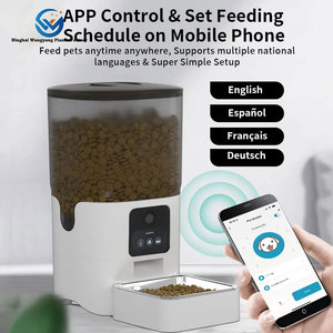 Alimentador de mascotas inteligente ecológico directo de fábrica, cuenco de plástico de acero inoxidable con capacidad cuantitativa de 5L - Product Image 4