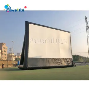 Outdoor portable blow up billboards pantalla inflable para proyector inflatable movie screen cinema rear projection