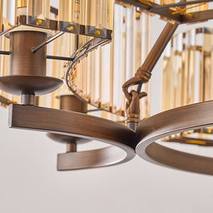 <span class=keywords><strong>Lampadari</strong></span> moderni di lusso in cristallo nordico francese a forma di <span class=keywords><strong>lampadari</strong></span> a ciondolo con luci di cristallo di personalità - Product Image 4