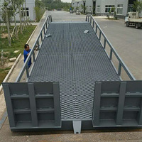 Niveleur de quai mobile télescopique en acier inoxydable OEM ODM avec actionnement manuel/hydraulique pour le chargement de conteneurs