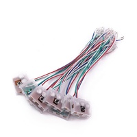 2024 Mini lumières LED rondes multicolores étanches clignotantes LED chaussures lumière pour vêtements et chaussures
