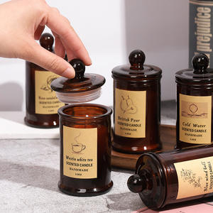 Nieuwe Kleine Theekop Handgemaakte Natuurlijke Soja Kaars Huis Verwarmende Geschenken Esthetische Glazen Pot Luxe Kaars Cadeau Voor Vrouwen - Product Image 1