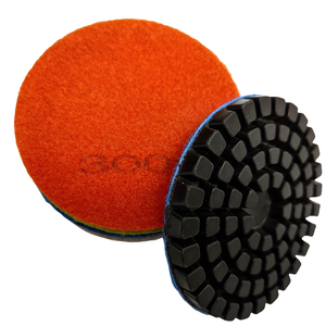 Disques de ponçage diamantés à liant résineux de 4 pouces et 8 mm d'épaisseur <span class=keywords><strong>pour</strong></span> <span class=keywords><strong>le</strong></span> polissage des sols en <span class=keywords><strong>béton</strong></span> et la rénovation de terrazzo et de pierre - Product Image 2