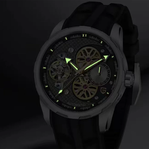 New PAGANI DESIGN <b>Watches</b> YS-022 Tourbillon <b>Skeleton</b> <b>Automatic</b> Mechanical <b>Watch</b> for Men Hollow Luminous Stainless Steel Case - Product Image 2