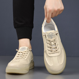 Zapatillas Deportivas Casuales de Verano para Hombre, Color Blanco Beige, Suela Suave, Transpirables, de Malla, para Correr, Estilo Deportivo Informal - Product Image 2