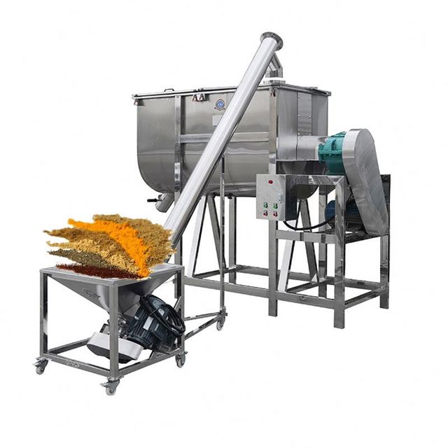 Dry Powder Mixer Mix Machine Particle Blender Drum Spice Mixer Rotating Powder Mixer Industrial Machine