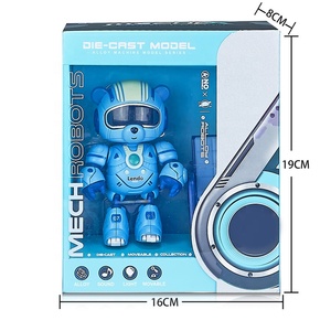 Tik Tok Hot Bán Điện Hợp Kim Đồng Hồ Báo Thức Gấu Mô Hình Robot Đồ Chơi Diecast Đồ Chơi Kim Loại Gấu Với Ánh Sáng Âm Thanh Đồng Hồ Báo Thức - Product Image 6